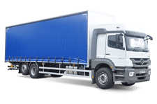 Car Hire Batley - 26 Tonne Curtain Side Truck - Truck hire Batley